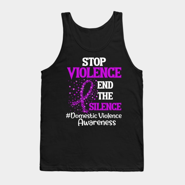 Stop violence end the silence Tank Top by sevalyilmazardal